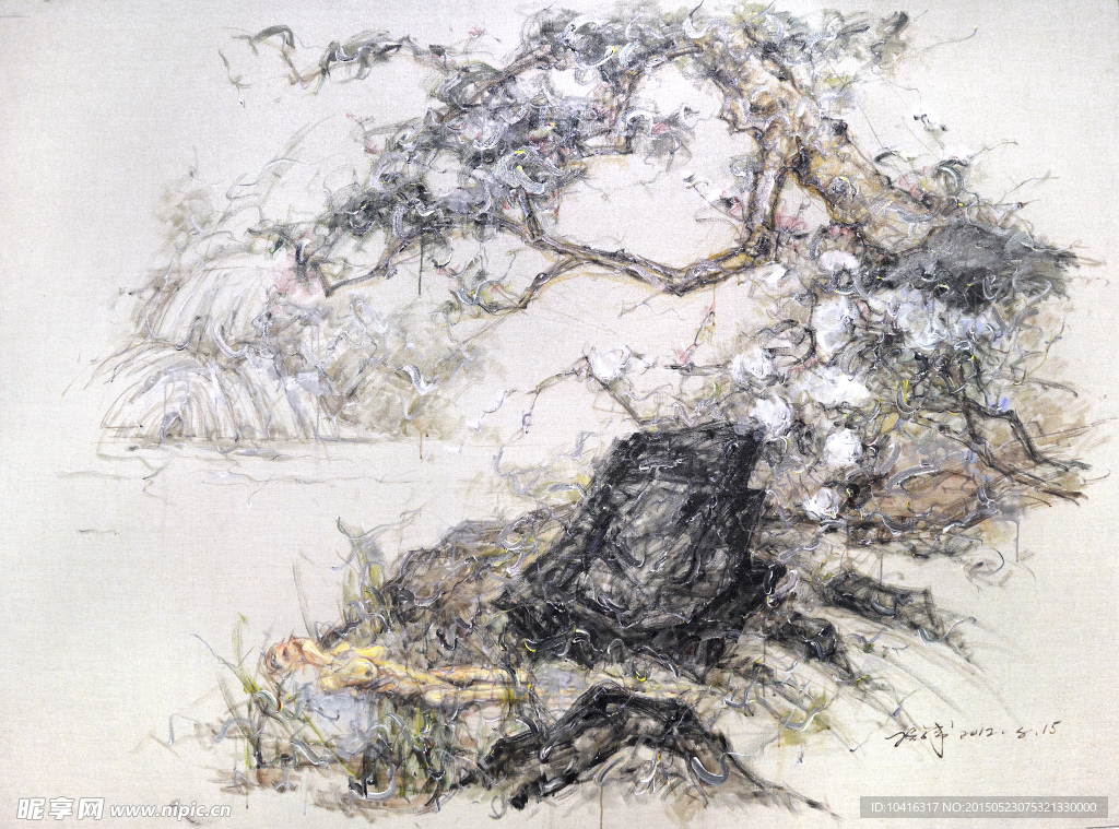 现代油画