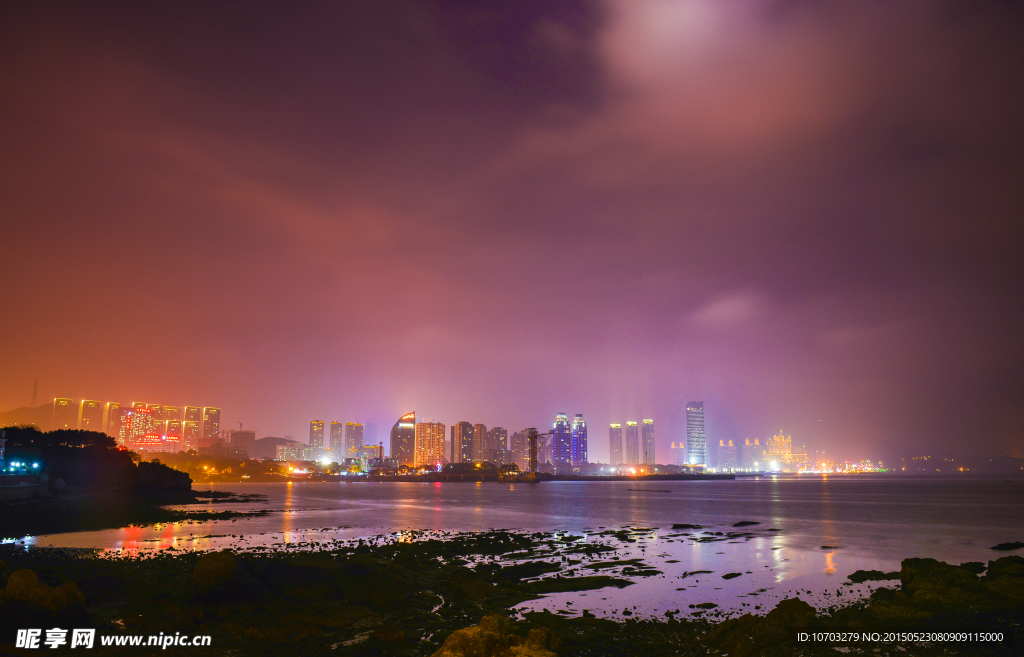 星海广场夜空