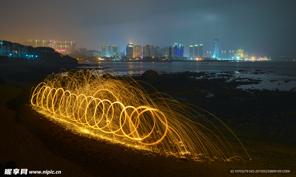 光绘夜星海