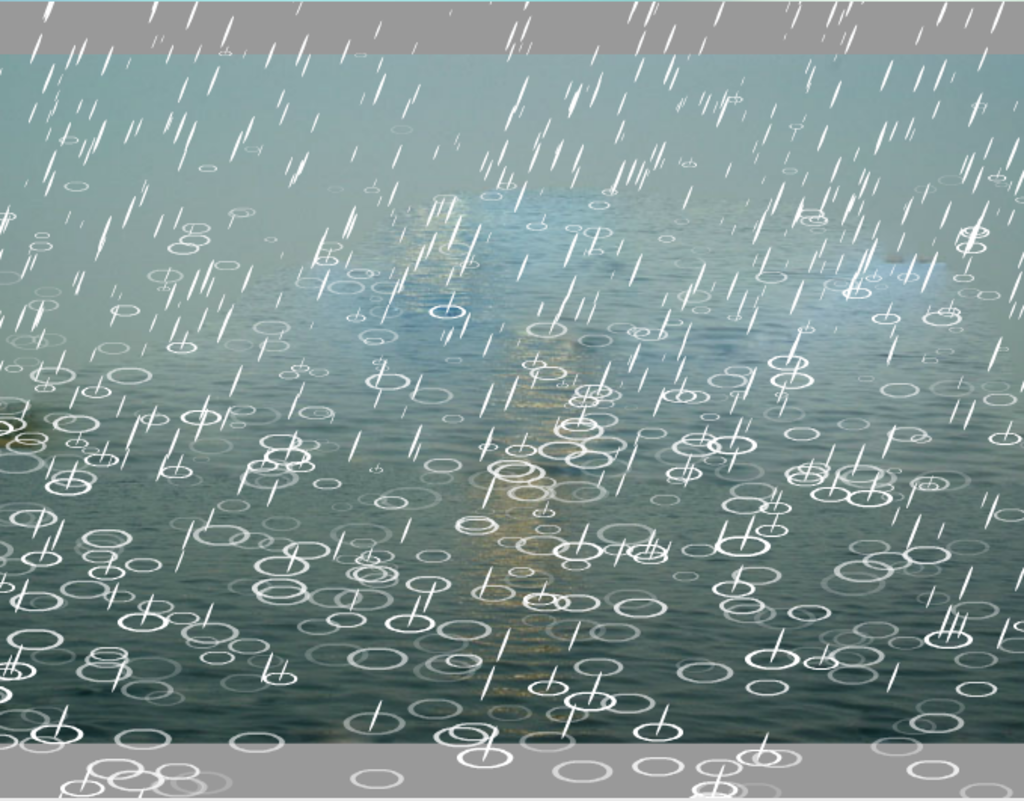 下大雨flash矢量动画素材