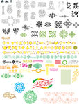 花纹 花边底