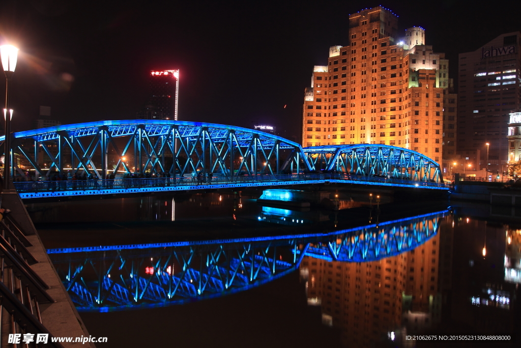 上海大厦与外白渡桥