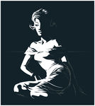 素描女性