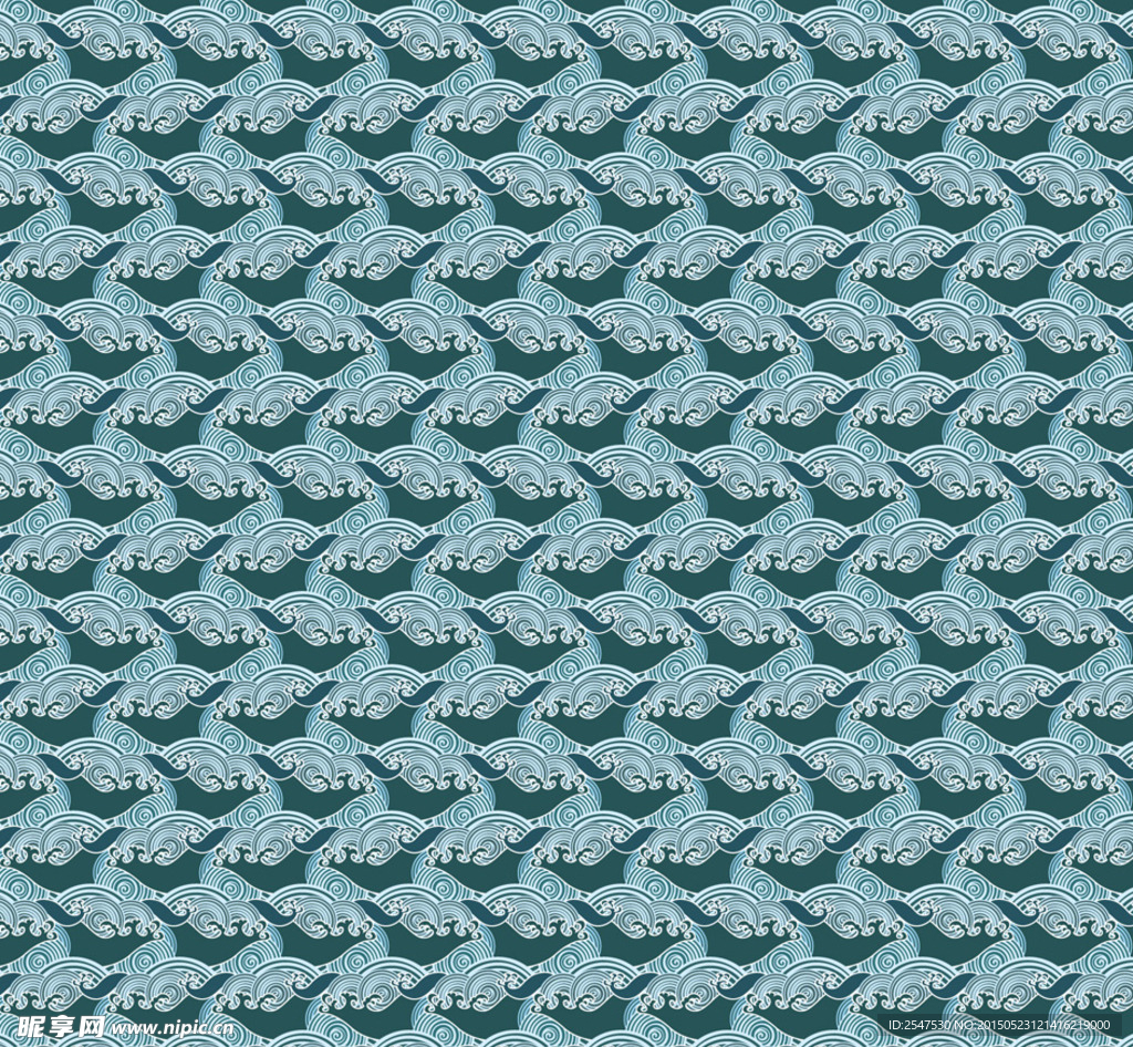 传统水纹