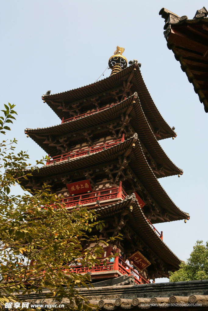 苏州北寺塔寒山寺