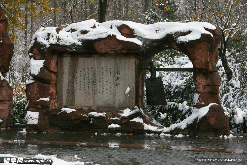 杭州花圃 雪后初晴