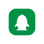 企鹅qq号icon失量ai