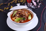 牛仔骨煲干豆腐