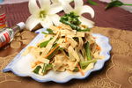 豆皮拌小葱
