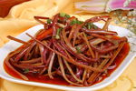 红油拌蕨菜