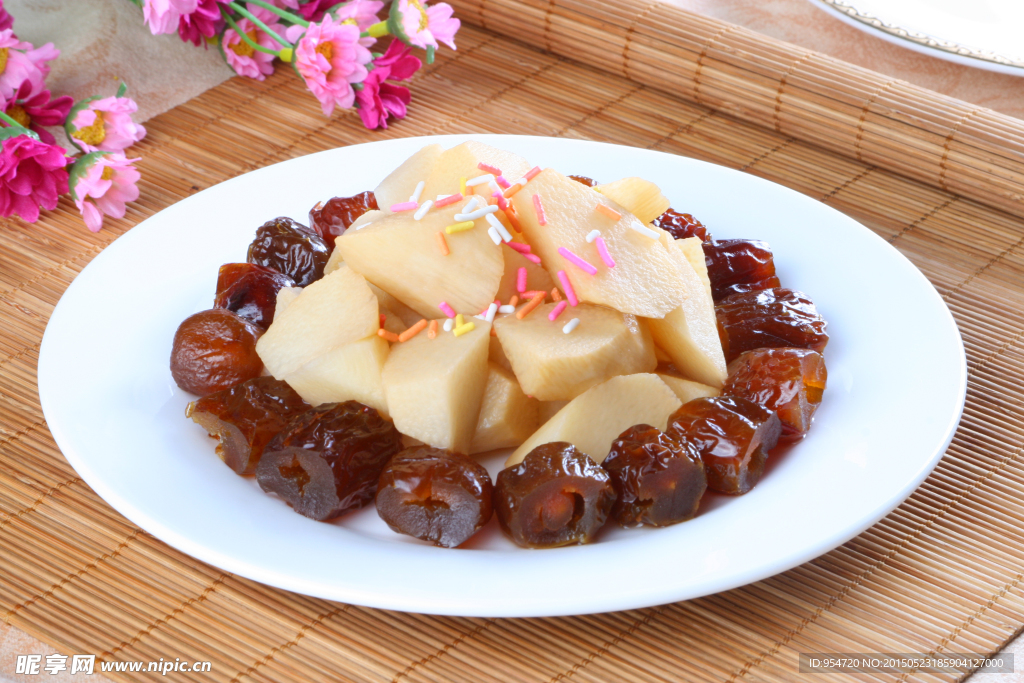 绿茶山药