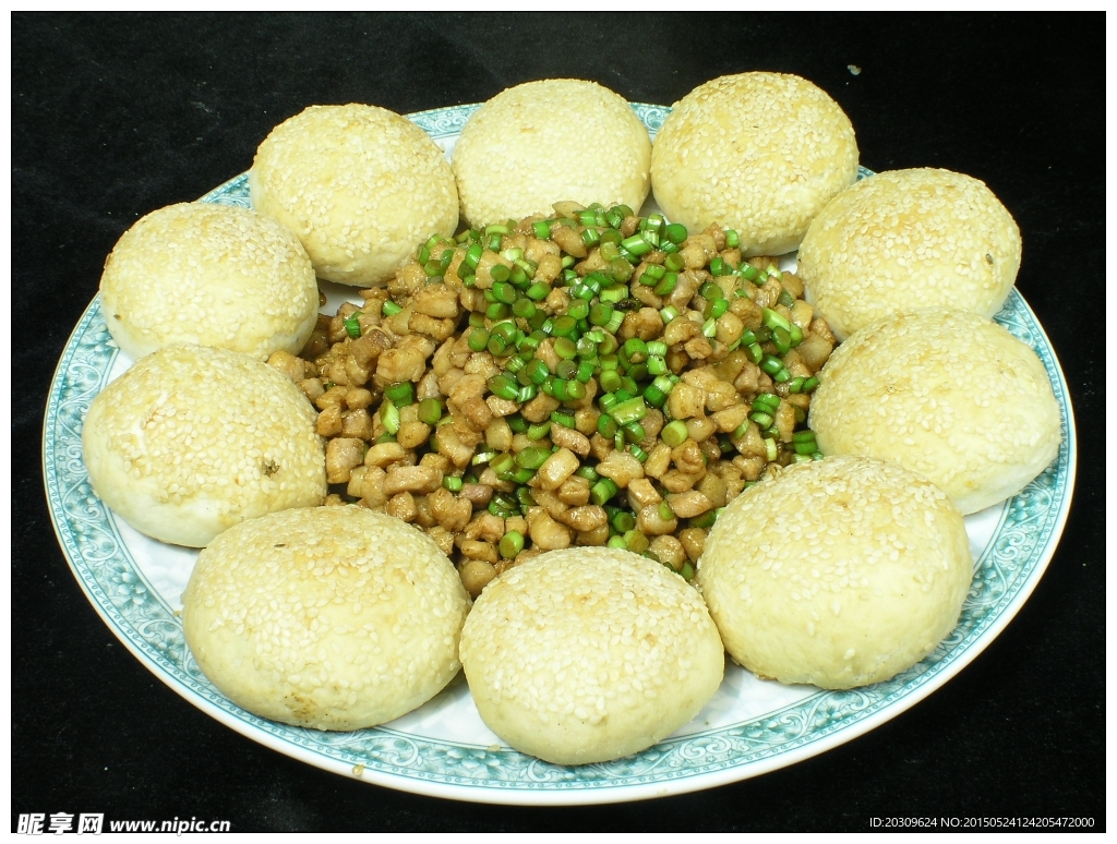 肉沫烧饼