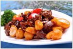 板栗酱烧鹿肉