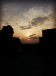 客天下夕阳剪影