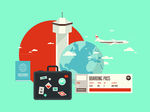 矢量航空图标