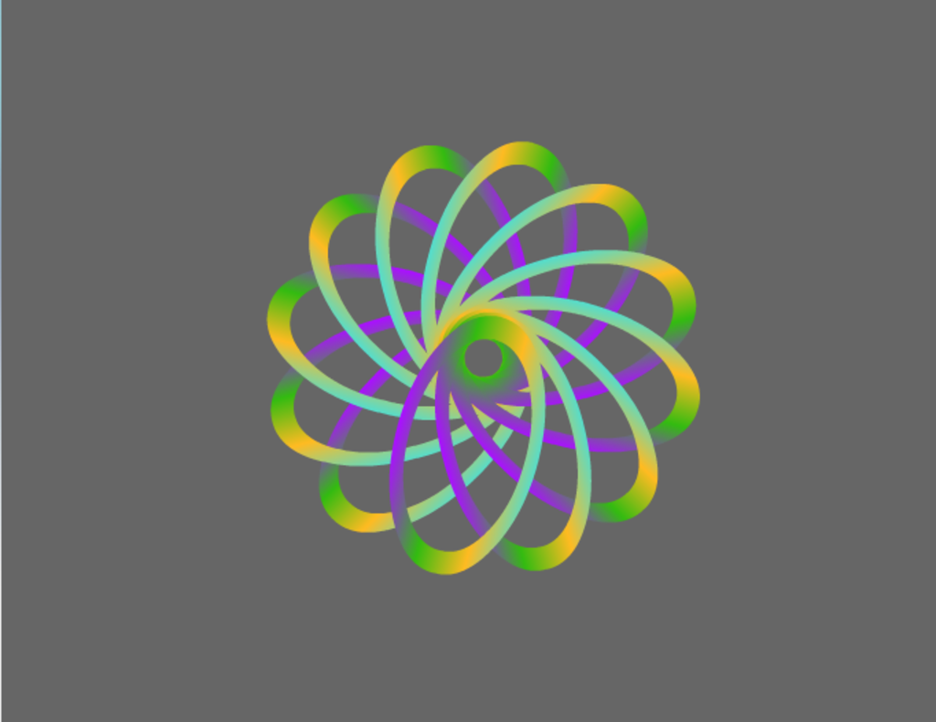 百变花环flash矢量动画