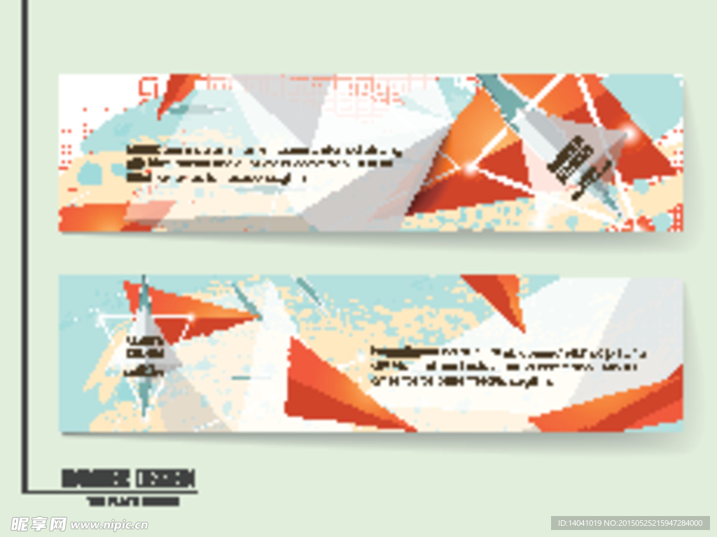 创意抽象BANNERS设计