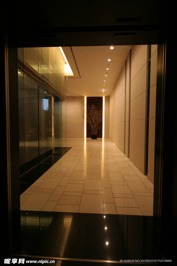日本酒店走廊