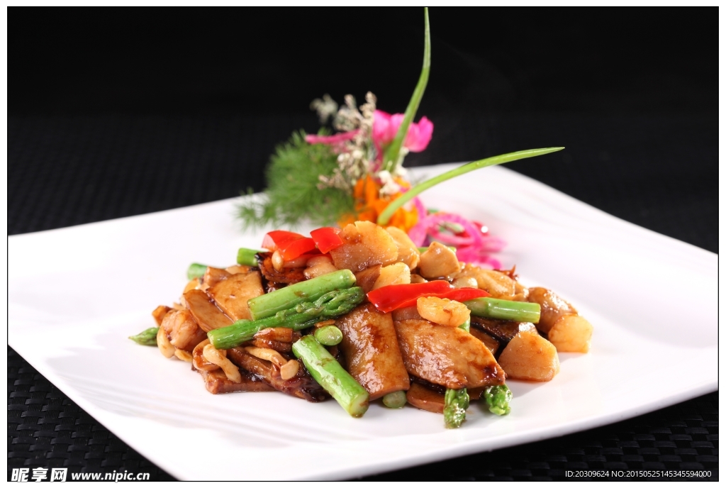 酱野菌炒贝