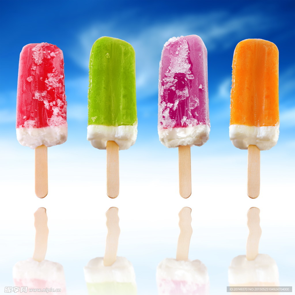 夏日清爽果味雪糕