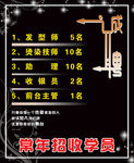 理发店招聘广告