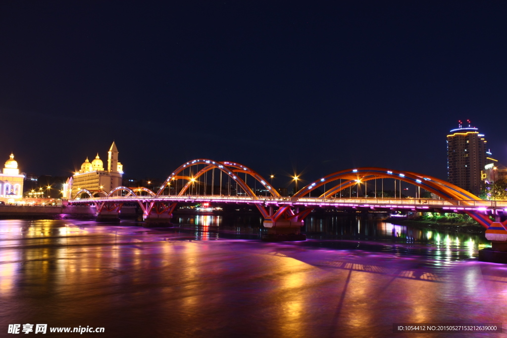 福州解放大桥夜景
