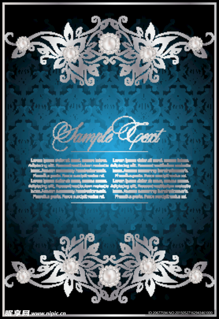 欧式古典花纹背景