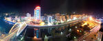 武平县沿河夜景