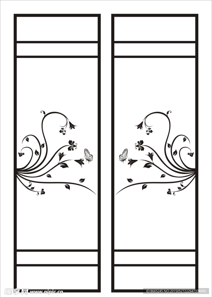 移门花纹
