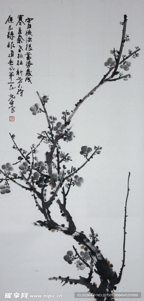 国画 梅花