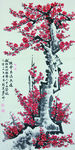 国画 红梅