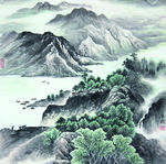 国画群山