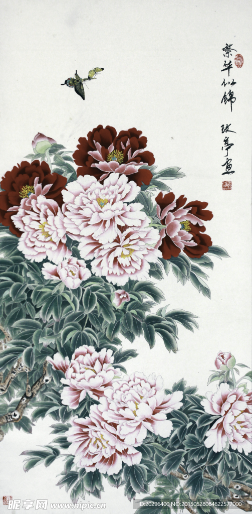 国画牡丹