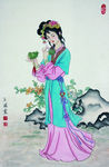国画古装美人图