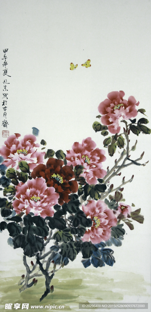 国画牡丹