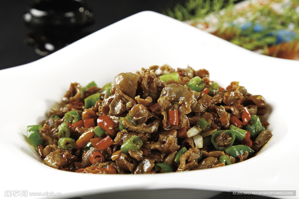 小炒鸡胗