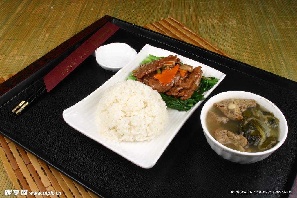 蚝油牛肉饭