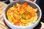 鱿鱼石锅拌饭
