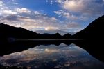 然乌湖的黄昏