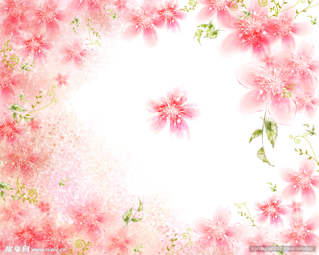 鲜花背景