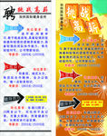 挑战高新 展架