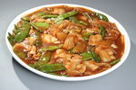 五花肉焖面豆