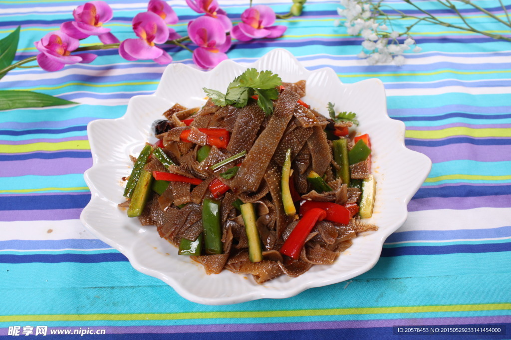 炝拌毛肚