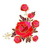红色 花 花朵 大花