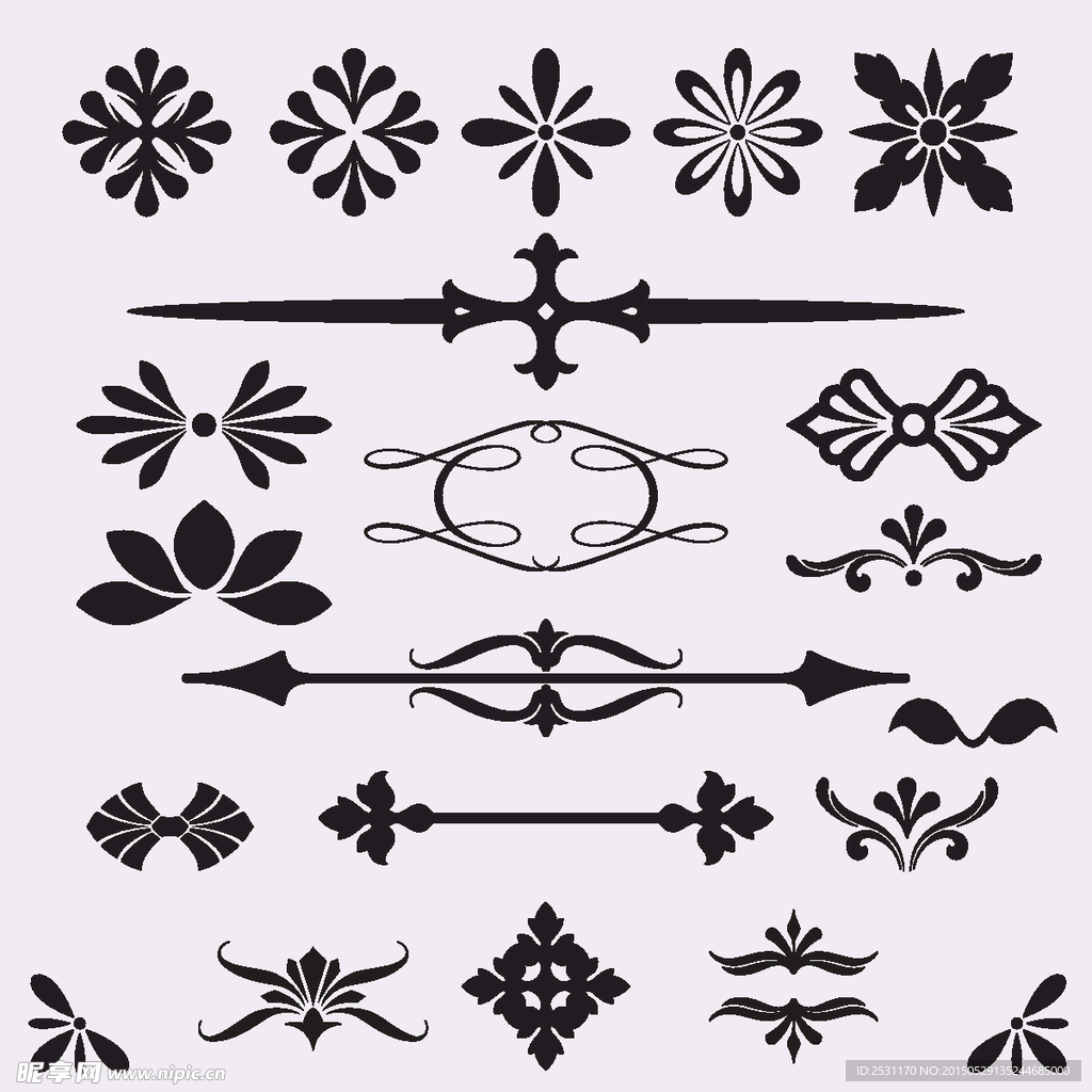 欧式花纹