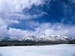 雪山雪景