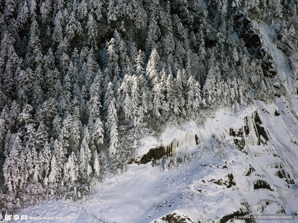 雪山雪景