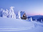 雪山雪景