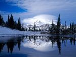 雪山雪景