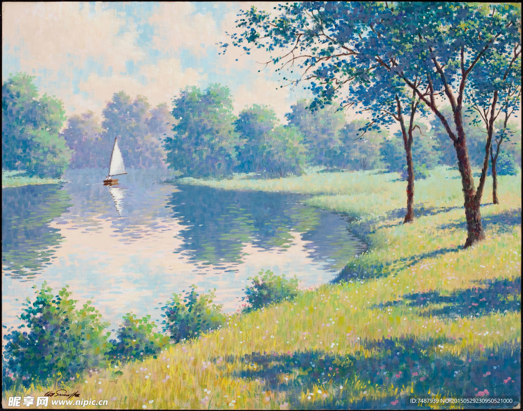 油画风景